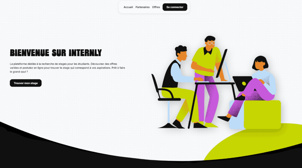Site Web Internly